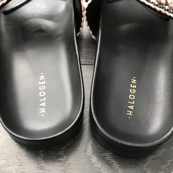 Halogen | Raffia and Bling Slides - Picture 4 of 12